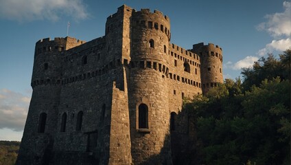 The archer tower features paths leading to beautiful viewpoints for everyone