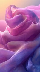 Soft lavender textile, intricate patterns, gentle drape, inviting warmth, serene ambiance, elegant design, perfect for home decor or fashion