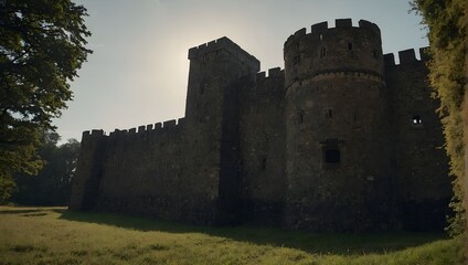 The archer tower has a view of the winding river
