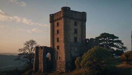 The archer tower has witnessed countless seasons pass