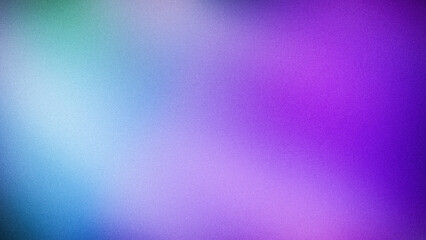 Abstract gradient background featuring soft transitions of purple, blue, and green hues with a grainy blur texture, perfect for 4K wallpapers, banners, and creative backdrops