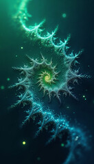 Fototapeta premium bacteria under microscope