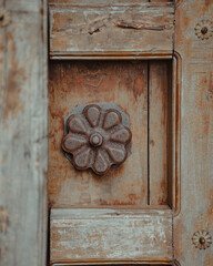 old wooden door