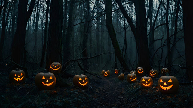 halloween pumpkin background