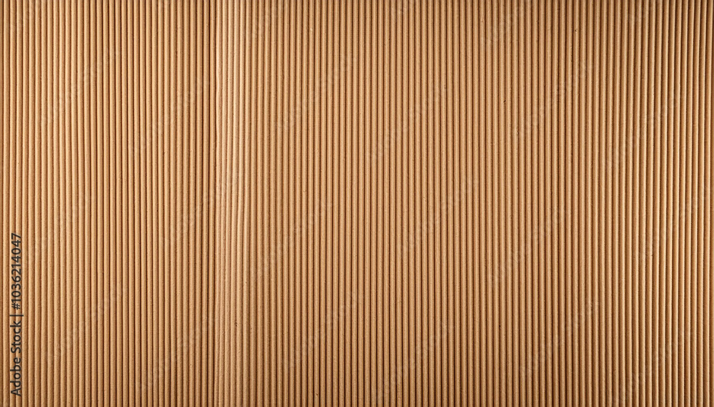 Poster kraft paper texture vertical striped pattern for wrapping. kraft paper texture background.