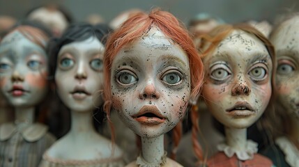 Creepy Dolls: A Collection of Handmade Art Dolls
