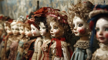 Vintage Porcelain Dolls: A Collection of Antique Beauty