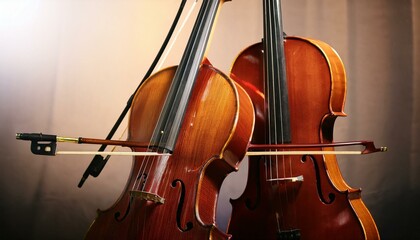 Fototapeta premium 비올라와 첼로 바이올린