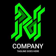 N letter sports logo design. Letter N logo design, for company, t-shirts, etc. Simple and sporty letter logo design.