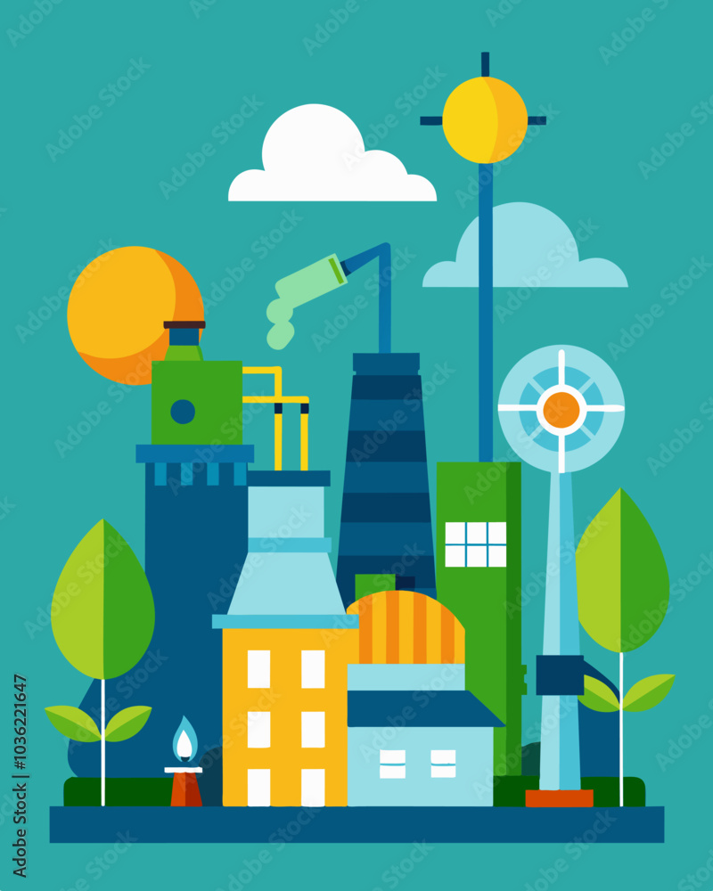 Poster an energy company using the term clean energy to describe their operations but failing to mention th