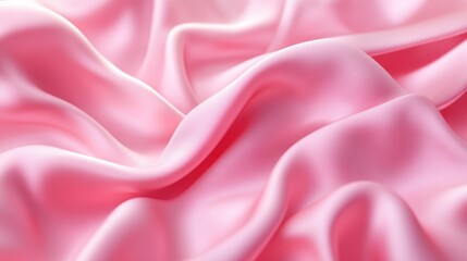 Fototapeta premium Pink Satin Fabric Texture