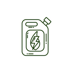 Eco Fuel Icon Illustration