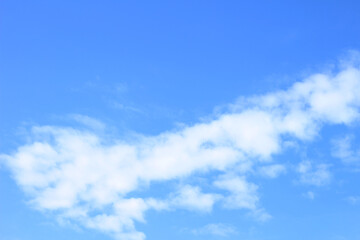 Obraz premium Blue sky with clouds background