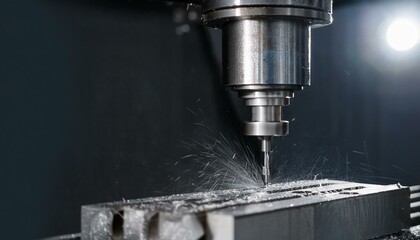 금속 부품을 가공하는 장면