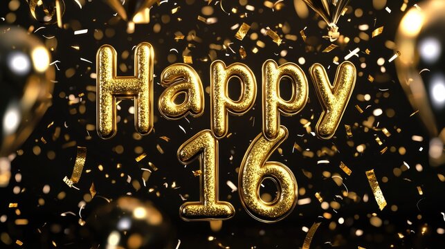 Sweet sixteen: text happy 16 years, the milestone birthday with joy and festivity, the transition from childhood to young adulthood with cherished memories, family, and friends