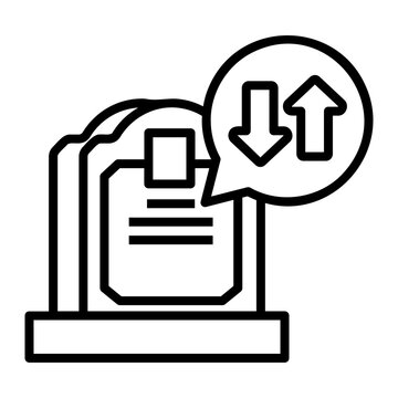 recommend clip art: death Line Icon