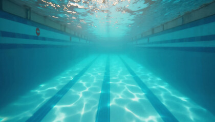 Obraz premium pool in the pool