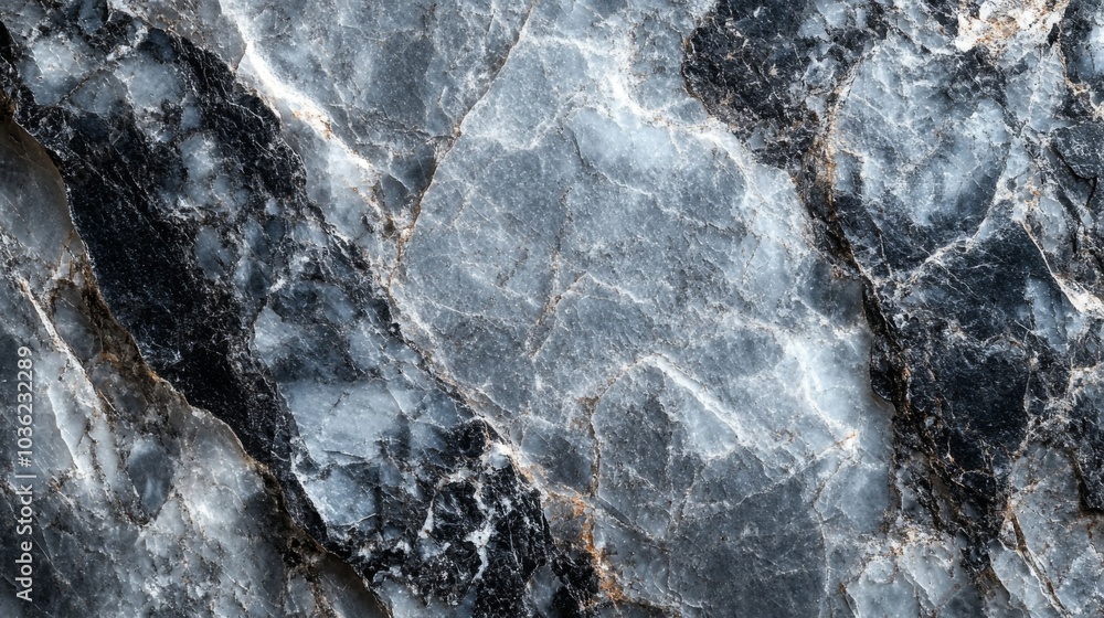 Aufkleber the unique patterns of blue and gray marble reveal intricate veining and textures, perfect for elega