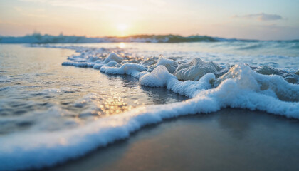 frozen river in winter