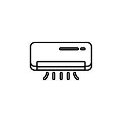 air condition icon Flat logo isolated symbol