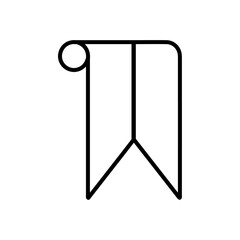 book mark icon Flat logo isolated symbol