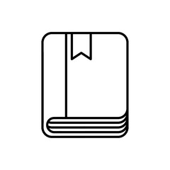 book mark icon Flat logo isolated symbol