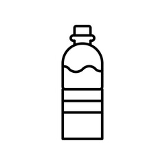 bottle icon Flat logo isolated symbol