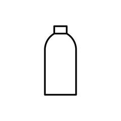 Bottle icon Flat logo isolated symbol