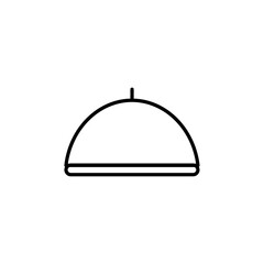 cloche icon Flat logo isolated symbol