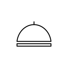 cloche icon Flat logo isolated symbol