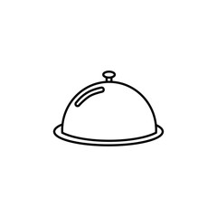 cloche icon Flat logo isolated symbol