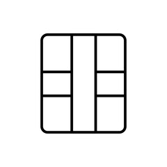 gift icon Flat logo isolated symbol