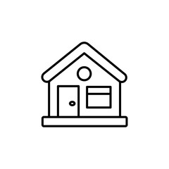 house icon Flat logo isolated symbol