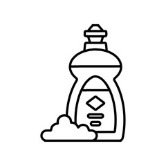 liquid soap icon Flat logo isolated symbol
