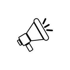 loud speaker icon Flat logo isolated symbol