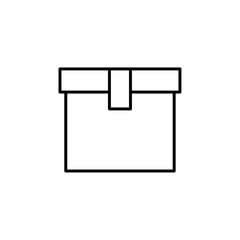 package icon Flat logo isolated symbol