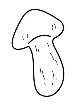 recommend clip art: マツタケ３(線画)