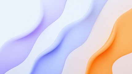 Obraz premium Abstract Pastel Waves