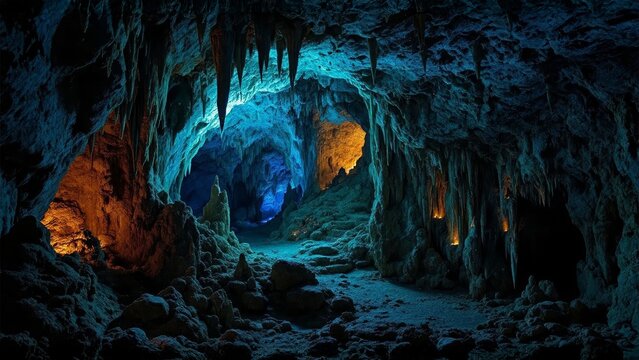 Journey into the Mystical Depths of Illuminated Caves
