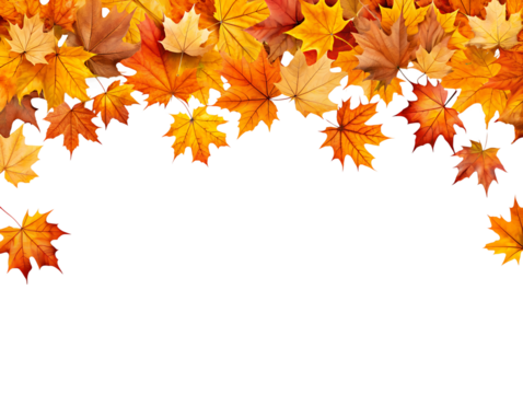 Autumnal leaf frame, perfect for festive fall decor transparent png