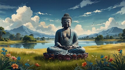 meditation on the mountain