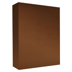 This Imaginative Box Mockup In Maple Brown Color Is Perfect For All Your Stunning Design Styles.