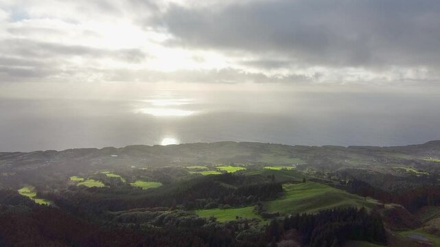 Views of Sao Miguel island in the Azores, portugal. Including furnas, sete cidades, ponta delgada, moinhos, ponta da feirraria