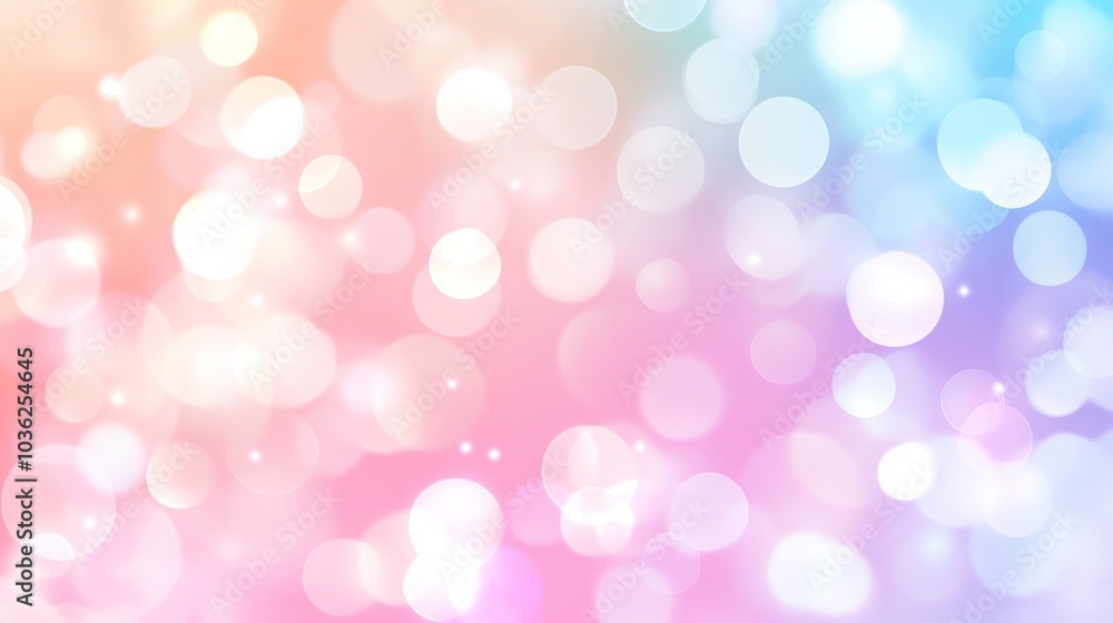 Poster abstract bokeh background