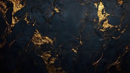 Black and Gold Textured Background