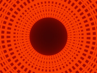 Red neon background. Abstract neon