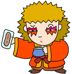 忍者キャラクター - 忍びの者・金欠・困窮・貧窮・困窮