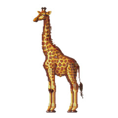 Obraz premium Majestic Giraffe with Long Neck and Spots