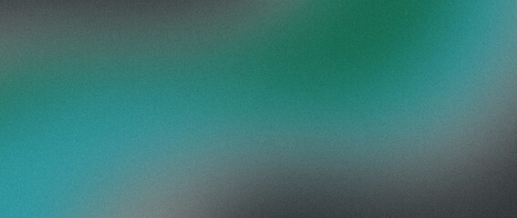 Abstract background with green gray gradient, waves, grain, grunge noise, spots, website banner design, copy space