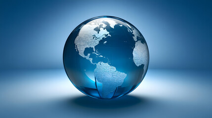A globe to represent global business, international relations, or world markets